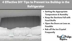 Prevent Ice Buildup in Refrigerator