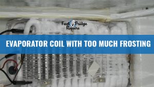 evaporator coil with too much frosting